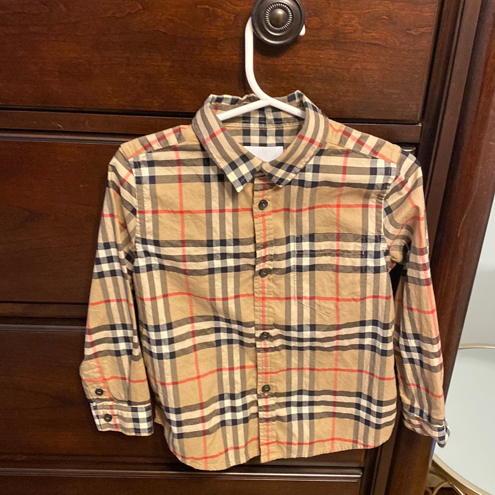 Burberry boys button down